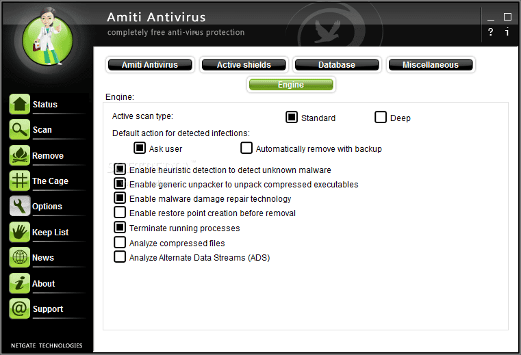 NETGATE Amiti Antivirus